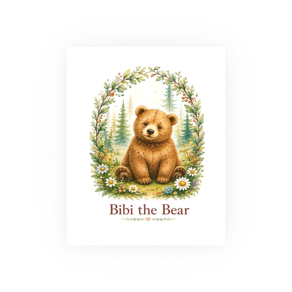 Bibi the Bear Fine Art Print