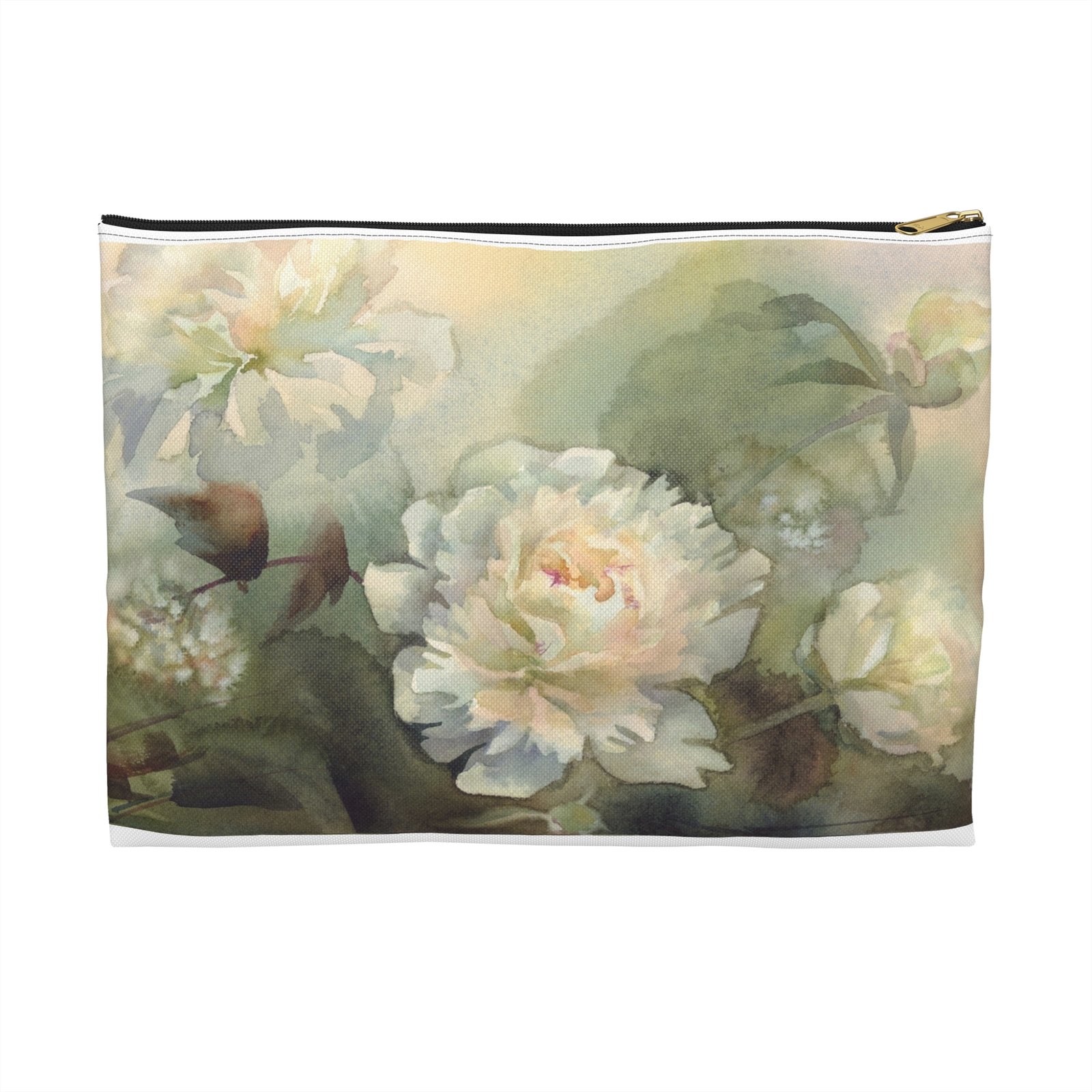 Ivory Garden Accessory Pouch
