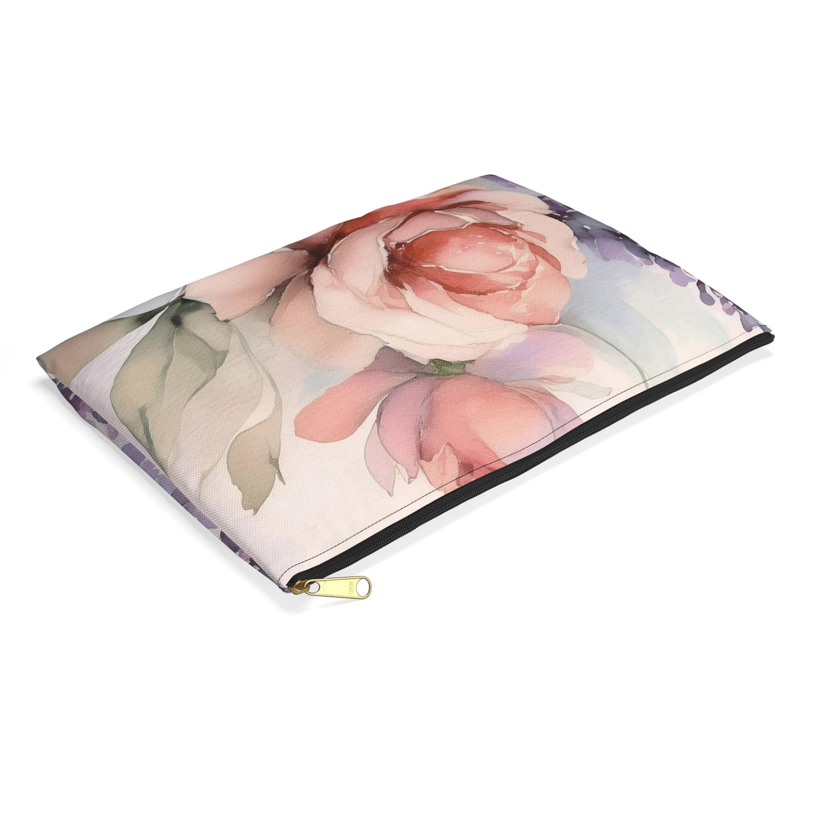Blush Rose & Lavender Accessory Pouch - Image 3