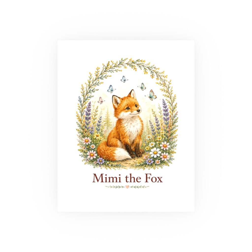 Mimi the Fox Fine Art Print